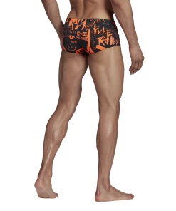 Grosses soldes ✔️ Natation Homme Adidas Short Adidas Graphic Pro Swim Aquas ORANGE 😉