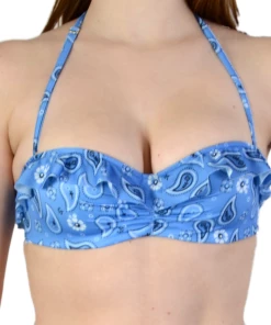 Bon marché 👍 Plage Femme Valege Haut De Maillot De Bain Valège Santana Bandana BLEU ✨ -ADIDAS Shop 039a05cac1c3412e93d18dbacf05f5db