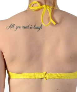 Le moins cher ✔️ Plage Femme Valege Haut De Maillot De Bain Valège Mojita Lemon JAUNE 😉 -ADIDAS Shop 06ed27ff1572406584693323ff12a9a8