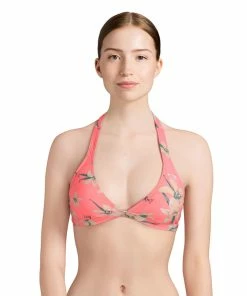 Meilleure vente 👏 HAUT DE MAILLOT DE BAIN Plage Femme ROXY FLOWER FIELD 70S HALTER 🌟