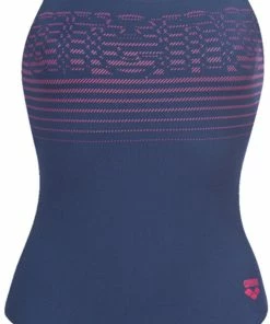 Coupon 💯 MAILLOT DE BAIN Aquagym Femme ARENA LOGO STRIPES V BACK 💯