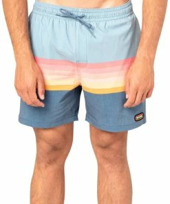 Meilleure affaire ✔️ Short De Bain Homme RIP CURL LAYERED VOLLEY BLEU 🌟
