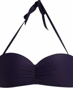Meilleure vente 😀 Haut De Maillot De Bain Femme HAPPYANDSO BANDEAU PUSH PRUNE 🎉
