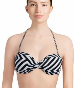 Nouveau 🎁 Haut De Maillot De Bain Femme HAPPYANDSO BANDEAU SOUPLE GRAPHIC 😀 -ADIDAS Shop 1491786 8978763382814