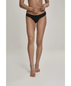 Promo ⌛ Mode- Lifestyle Femme Urban Classics Pack De 2 String Femme Urban Classic Seamless NOIR 🔥