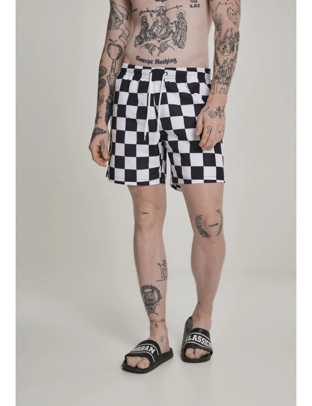 Le moins cher 🎉 Mode- Lifestyle Homme Urban Classics Maillot De Bain Grandes Tailles Urban Classic 2.0 BLANC 🥰 4 Le moins cher 🎉 Mode- Lifestyle Homme Urban Classics Maillot De Bain Grandes Tailles Urban Classic 2.0 BLANC 🥰 – Image 4