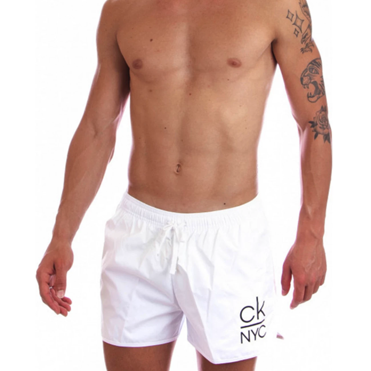 Promo 👍 Mode- Lifestyle Homme Calvin Klein Underwear Maillot De Bain Calvin Klein Court New York Logo Homme Blanc BLANC 👍 1 Promo 👍 Mode- Lifestyle Homme Calvin Klein Underwear Maillot De Bain Calvin Klein Court New York Logo Homme Blanc BLANC 👍