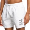Budget 😉 Natation Homme Calvin Klein Underwear Short De Bain Blanc Homme Calvin Klein Medium Drawstring BLANC ✔️