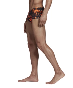 Tout neuf ⌛ Natation Homme Adidas Short Adidas Graphic Pro Swim Aquas ORANGE 🛒