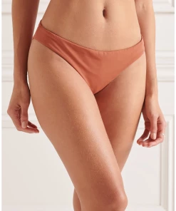 Promo 😀 Mode- Lifestyle Femme Superdry Bas De 👙 Bikini Classique Femme Superdry ORANGE 💯