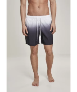 Acheter 🛒 Mode- Lifestyle Homme Urban Classics Urban Classics - Dip Dye Short De Bain Blanc / Noir BLANC 💯 -ADIDAS Shop 7ce2f7d21f76486680225f3b4d8ae849