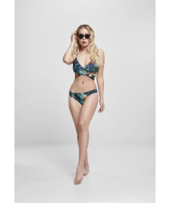 De gros ⭐ Mode- Lifestyle Femme Urban Classics 👙 Bikini Femme Urban Classics Draped Pattern NOIR ⭐ -ADIDAS Shop 7e10af2fc6d64c4b94445fe13d31b7fe