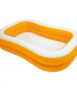 Remise 😍 Natation Intex Piscine 229x147x46cm Gonflable Rectangulaire Abricot Intex ORANGE 🔥