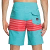 Coupon 🤩 Natation Homme Quiksilver Short De Bain Bleu/rouge Homme Quiksilver Channel BLEU ❤️