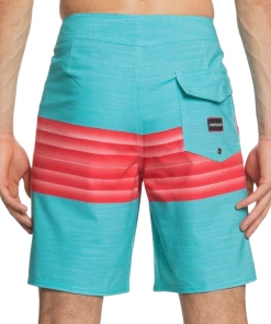 Coupon 🤩 Natation Homme Quiksilver Short De Bain Bleu/rouge Homme Quiksilver Channel BLEU ❤️