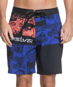 Le moins cher ✨ Natation Homme Quiksilver Short De Bain Bleu/orange/noir Homme Quiksilver Ravewve BLEU ⌛