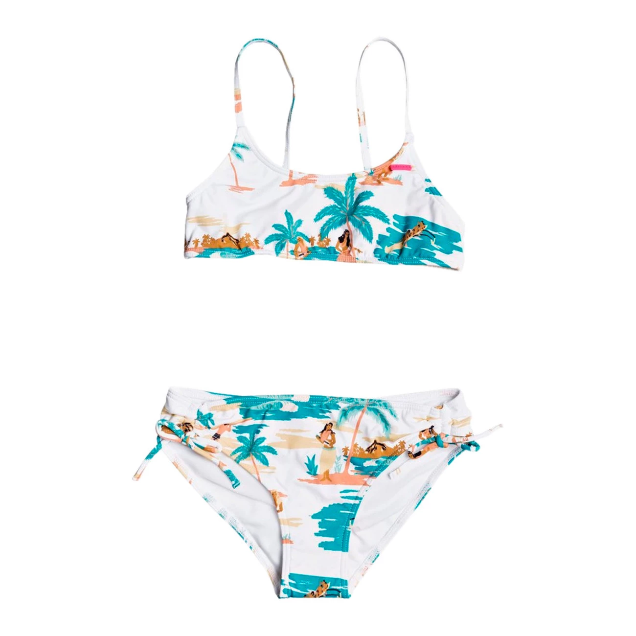 Coupon 🎉 Natation Fille Roxy Maillot De Bain 2 Pièces Blanc Palmier Fille Roxy Love Waimea BLANC ⌛ 2 Coupon 🎉 Natation Fille Roxy Maillot De Bain 2 Pièces Blanc Palmier Fille Roxy Love Waimea BLANC ⌛ – Image 2