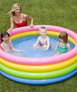 Bon marché 🛒 Natation Intex Intex Sunsset 4 Rings Pool MULTICOLORE 🧨