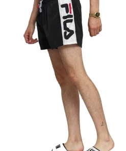 Budget 💯 Mode Homme Fila Short De Bain Avec Bande Safi NOIR 👍