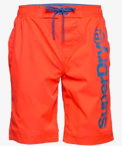Promo 😍 Mode- Lifestyle Homme Superdry Superdry Classic Short De Bain Homme ROUGE ⭐