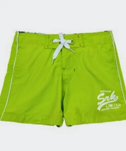 Budget 🥰 Mode- Lifestyle Garçon Srk Srk-bermuda De Bain Garçon 10/16 Ans Ecobi1016- Vert VERT 👏
