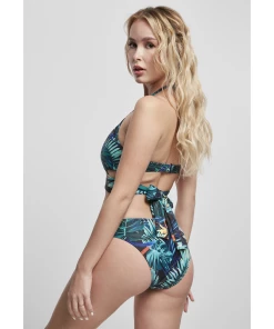 De gros ⭐ Mode- Lifestyle Femme Urban Classics 👙 Bikini Femme Urban Classics Draped Pattern NOIR ⭐ -ADIDAS Shop e52b119113da49398a3ab78de1af7257