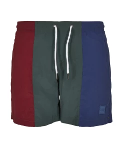 Meilleure vente 🌟 Mode- Lifestyle Homme Urban Classics Maillot De Bain Tricolore Urban Classics ROUGE ❤️